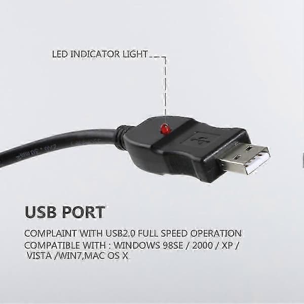 USB Han til XLR Hun Mikrofon USB MIC Link Kabel Ny