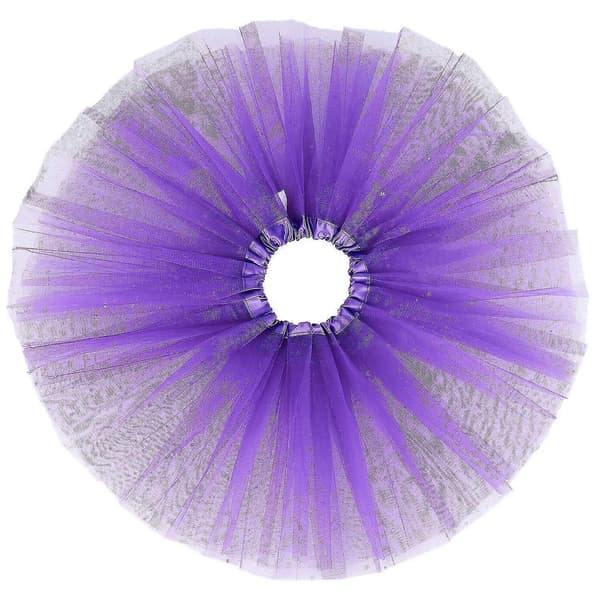 Klær Paljetter Underskjørt Ballett Fluffy Tutu Lilla
