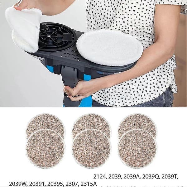 Udskiftningsmoppepuder til 2039a 2124 2039 2037 Spinwave Hard Floor Powered Spin Mop Cleaner Tilbehør