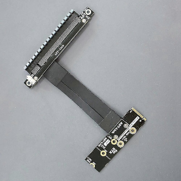 PCI-e PCI Express 16x til 4x Forlænger Ribbon Kabel Express Kort Adapter Kabel 90 Grader til 180 Grader