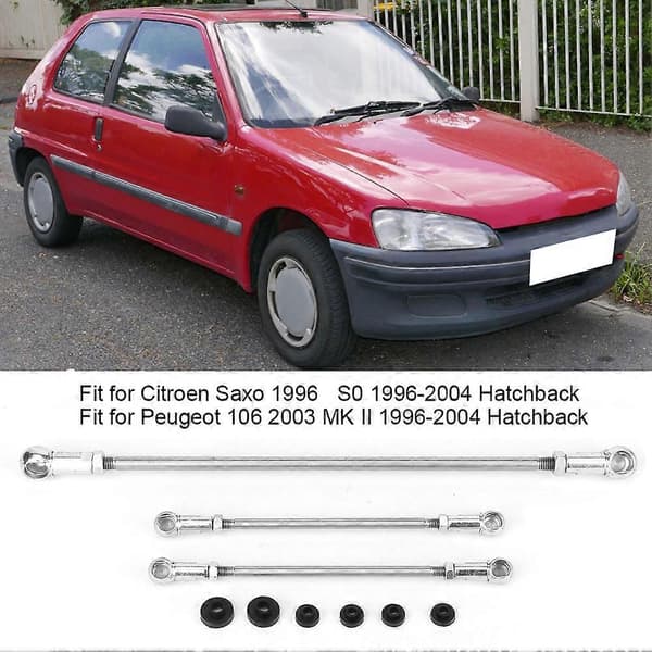3 stk. gearstangsforbindelse skubbestænger sæt 245283 passer til Citroen Saxo 1996