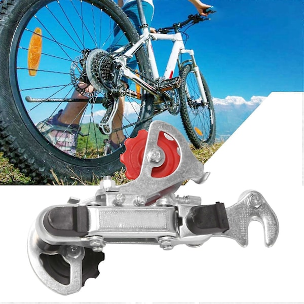 Ycle Hopeanvärinen T-metallinen 3-7 vaihteinen takavaihtaja