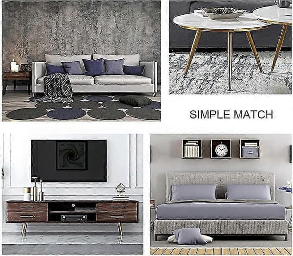 4 Stk. Møbel Sofaben, Sofaben, Moderne Sofaben, TV-skabsben, Sengeben, til Skab, Sofa, Bordkommode (Sort)