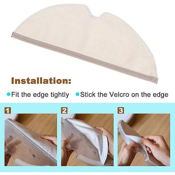 10-pack Mikrofibermoppdukar För S5 S50 S51 S55 S6 S6 Maxv S5 Max Dammsugare Reservdelar