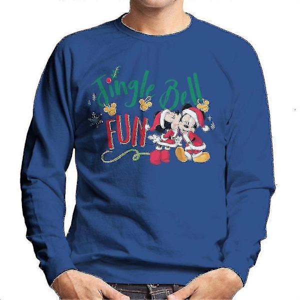 Disney Jul Paket Med Julglädje Damtröja Royal Blue Small