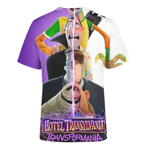 Hotel Transylvania Barn Pojkar Kortärmad T-shirt Sommar Casual Tee Toppar style 4 5-6 Years