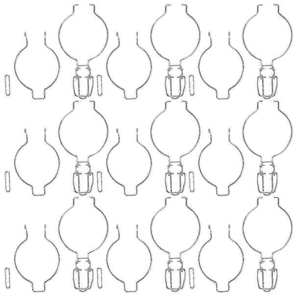 12 stk. Forseglingsclips i rustfrit stål til sylteglas, glasbeholdere, spænder, forseglingsclips til glas, tilbehør til lufttæt opbevaring af mad