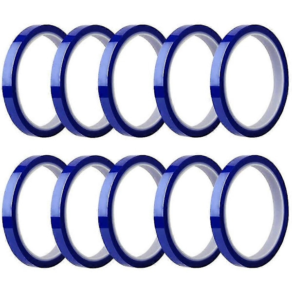 10 ruller varmebånd sublimerings emner termisk tape ingen rest tape op til 260 grader Celsius til varme subli
