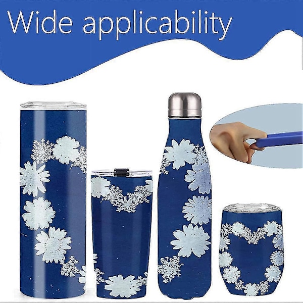 Silikonebånd Sublimation Til Tumbler Med 20 30 Oz Lige Kopper, Very Peri Silikagelbånd Til M