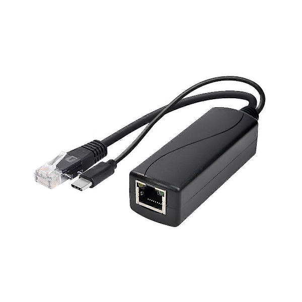 Gigabit Poe Splitter Type-c 5v2.4a Ieee802.3af Eristetty 1000m Poe Splitter