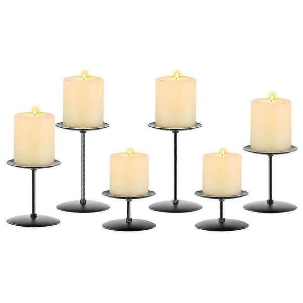 6 stk. Pillar H - Metall H Bordplass Rotte Bryllup