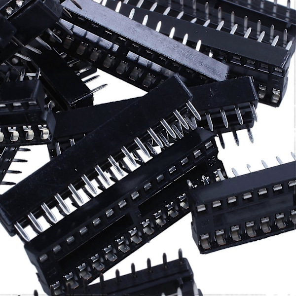 Sodial(r) 17 st X 28 Pin Dip Ic Socklar Adapter Lödtyp Sockel