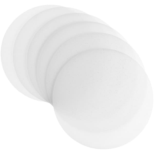 6 stk. Lampeskærm Diffusorer Lys Diffuser Ark Downlight Lampeskærme Lysekrone Lysdæksler Lampeskærme 5 tommer