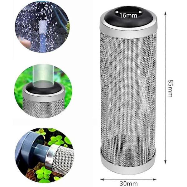 2 Stykker Filter Mesh Beskyttelse Rustfritt Stål Filterbeskyttelse, Rustfritt Stål