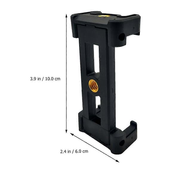 Foldbar Selfie E Form Telefonholder Universal Mobiltelefon Tripod (Sort)