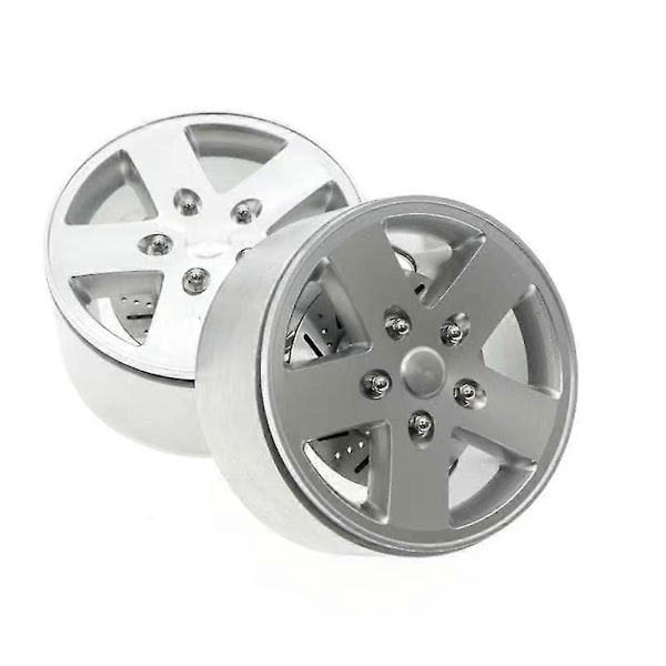 2.2 Metallinen Helmi Vanne Pyörän Napa Jarrulevyllä 1/10 Rc Maastoauto Axial Scx10 Wraith R