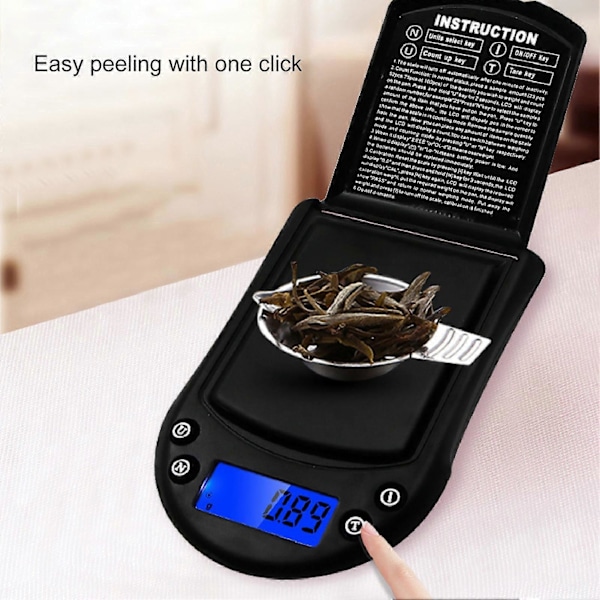200g Portabel Hög Precision Smycken Fickvåg 0.01g Gram Elektronisk Digital Våg