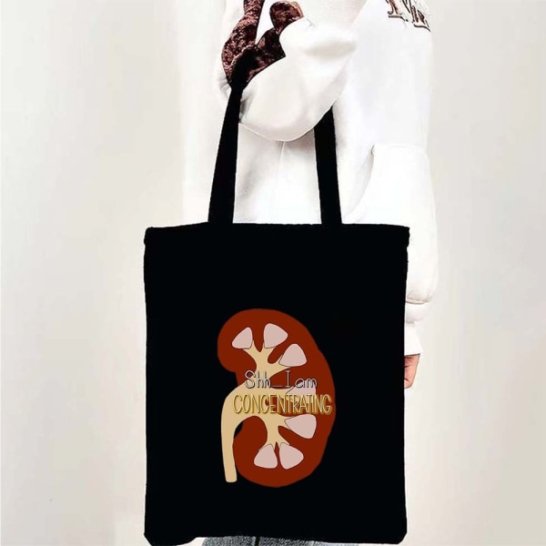 Medicin Hälsa Hjärta Hjärna Läkare Sjuksköterska Medicinskt Kors Blommigt Stetoskop Män Kvinnor Axelremsväskor Shopping Handväskor style 4