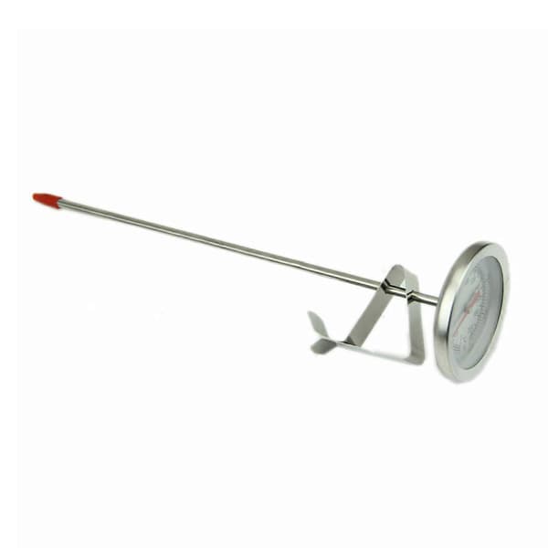 Grilltermometer, viser-type, bærbar, rustfrit stål, let madlavningstermometer til grill