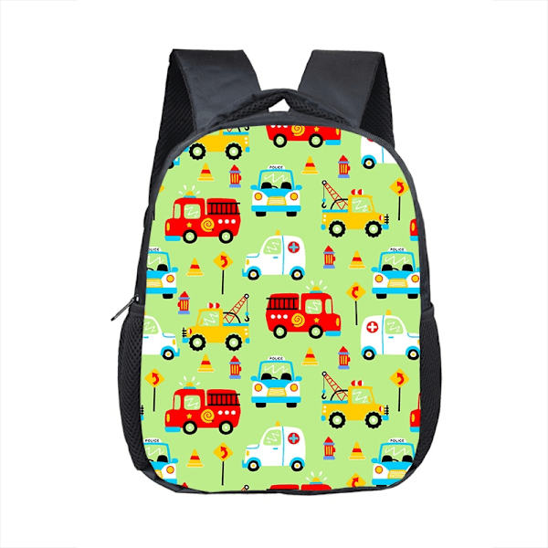 Barns 12 tum Lastbil/Ambulans/Traktor Förskola Skolväska style 10