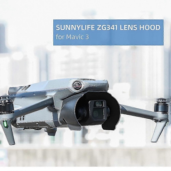 För 3 Linsskydd Anti-bländnings Linsskydd Gimbal Skydd Solskydd För Drönartillbehör