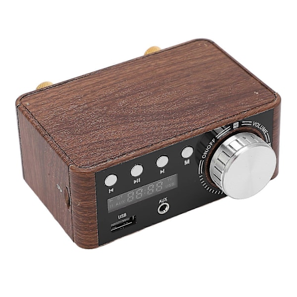 Mini Bluetooth 5.0 Effektforstærker Stereo HiFi Digital Forstærker 2 Kanaler 50W og 50W med USB Input