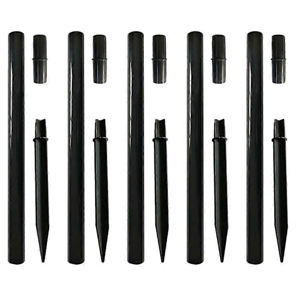 1 Set Landskapsarkitektur Stake Path Light Stake Light Link Adapter Solcellslampa Del Solcellslampa Stolpe