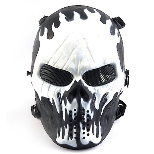 Halloween Chief Skull Mask Cs Utrustning Taktiska masker Ridning Helansikte Army Utomhus strid Festdekorationer Julklapp E