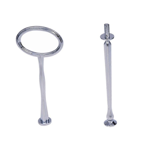 5 Bryllup Metal 2-lags Kageopsats Center Håndtag Stænger Fittings Kit