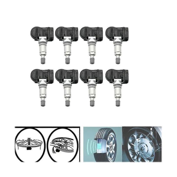 4 stk. 01725271 TPMS-sensor for Ely X7 Sport 2020 43hz Dekktrykksensor Overvåkingssystem 133