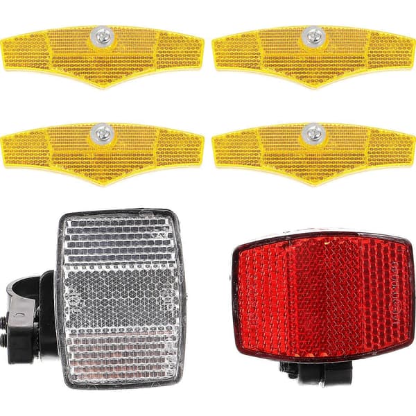 1 Set Cykelreflexer Kit Professionell Fram- och Bakreflex Kit Cykeltillbehör