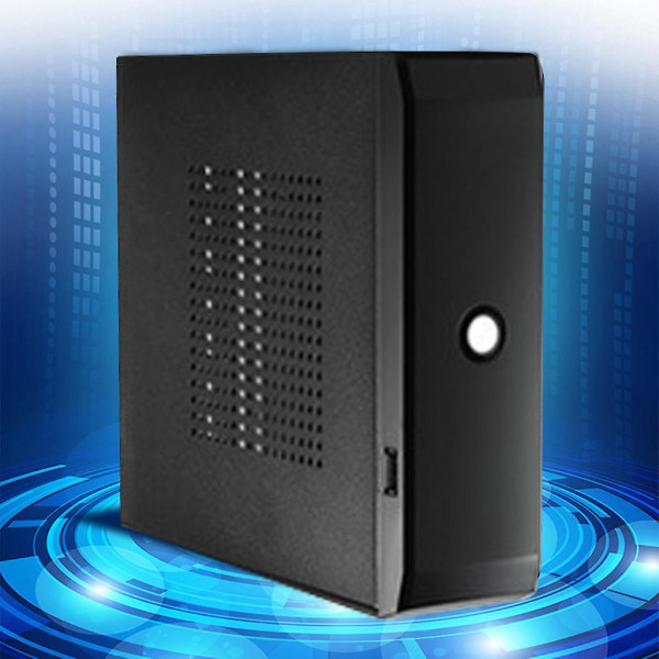 Praktisk power Hemmakontor Värdkapsling Htpc Case Box 2.0 USB Desktop Gaming Pc Chassi Fh01 Mini Itx