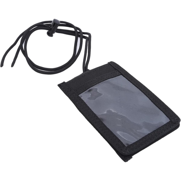 Multifunktionell korthållare Bärbar dokumentväska för resebåtcamping Black