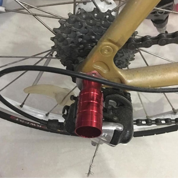 Lampfäste för cykelhjul, cykellamphållare i aluminiumlegering, Cykel HubExtender förlängningsljusfäste red