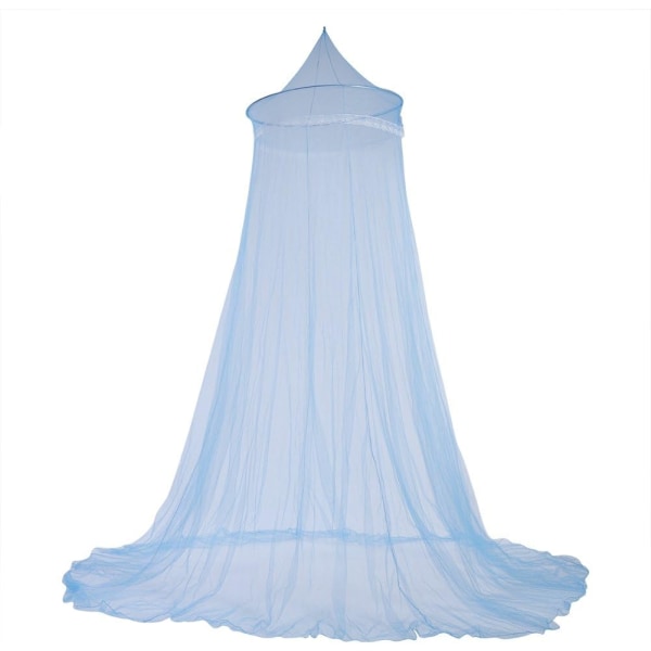 Sängmygga, mesh myggnät Princess Barn sänghimmel för barnrumssäng blue