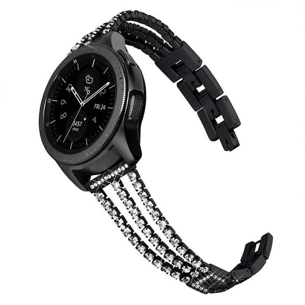 Lyxiga 3 kedjor Diamond Rostfritt stål Armband Klockor för Huaweigt2/gtglory