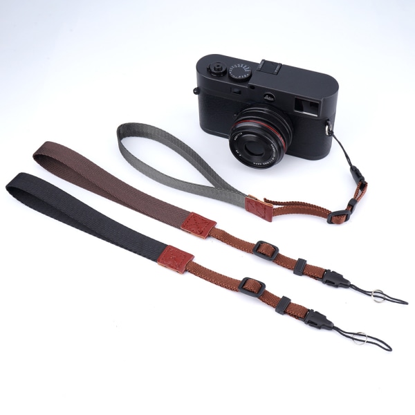 Kamera handledsrem handledsrem lämplig för Canon Nikon Sony Pentax Fuji Leica Polaroid M5 coffee
