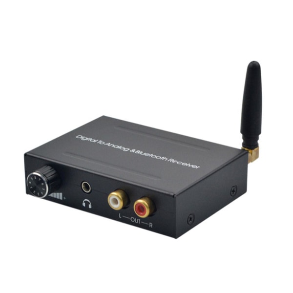 Rca Digital till Analog Audio Converter Förstärkare Decoder Optisk fiberadapter