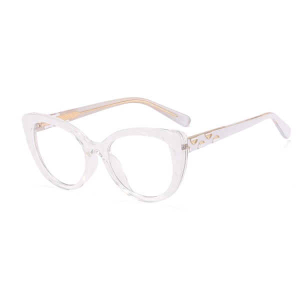 Blått ljusblockerande glasögon, retro rund glasögonbåge Anti Eyestrain Datorglasögon för kvinnor män c3