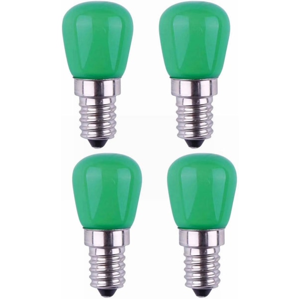 3W LED-färgad glödlampa E14 bas, byte av mini glödlampor 220V ljusa färger mini glödlampor Festbelysning Dekoration 4 st.