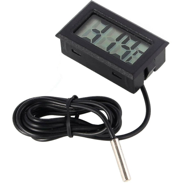 2-5m Mini Termometer Temperatur Lcd-display Digital W/ Probe B