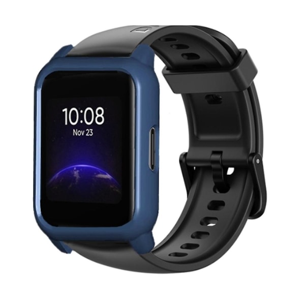 Case kompatibelt med -realme Watch 2 cover Stötsäkert hårt PC-skal Ultratunn ram kompatibel med -realme Watch2 Smart Watch Bumper