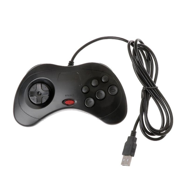 USB Classic Gamepad Controller Wired Game Controller Joypad för Sega Saturn PC