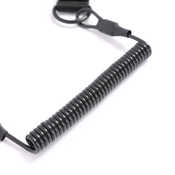 Taktisk nylon tillverkad i Ukraina, spiralkabel, elastiskt nyckelhänge