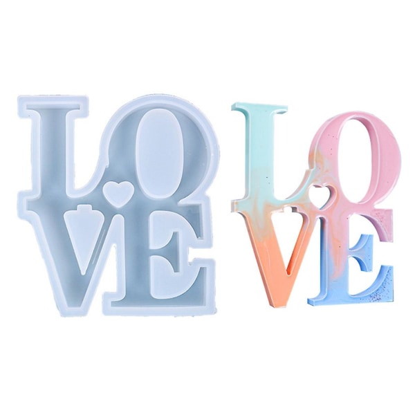 Kärleksbrev Dekorationer Form Kärlek Engelska alfabetet Ornament Form