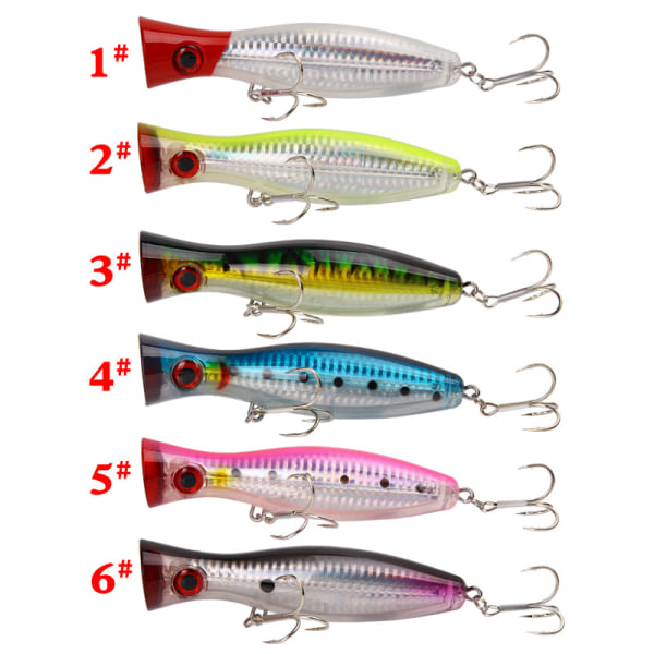 Fishing Lure - Heavyweight Paddle Tail Fluke Bait för storviltsfiske red head