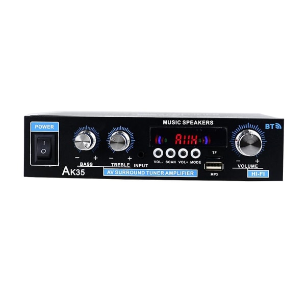 Hemma Bilförstärkare Bluetooth5.0 Surround Sound Fm Hifi Digital Förstärkare Stereo