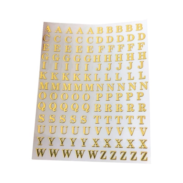 1 ark 4 mm 9 mm alfabetsnummerdekal Bokstav Dekorativt gör-det-själv-album Handbok Dagbok Scrapbook Presentklistermärken