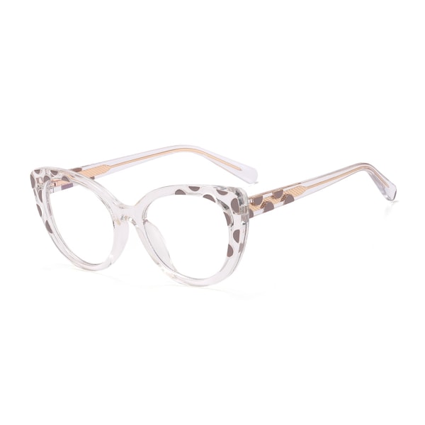 Blått ljusblockerande glasögon, retro rund glasögonbåge Anti Eyestrain Datorglasögon för kvinnor män c2