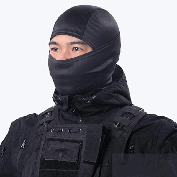 Taktisk Balaclava Cykel Ridning Vindtät Full Cover Utomhus gray